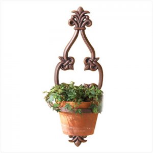 37303 Grated Wall Planted Pot Holder