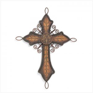 37304 Old World Cross Decor