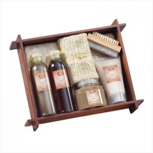 36398 Tea & Ginger Bath - Wood Tray