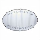 35238 Etched Floral Design Mirror