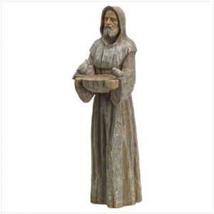 37740 Saint Francis Birdbath with Feeder
