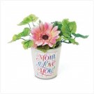 36635 Mom I Love You Mini Flower Pot