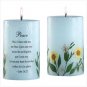 34039 Peace Candle with Dried Flowers