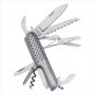 34244 4 Stainless Steel 10-Function Pocketknife (Retail - 5.95ea)