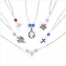 34009 6 Sterling Silver and Crystal Anklets (Retail - 12.95ea)