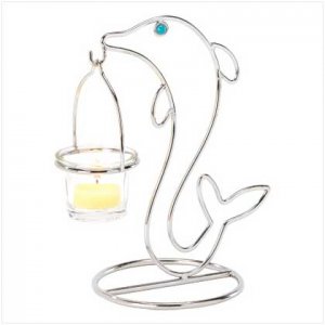 38181 Dolphin Tealight Holder