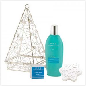 38243 Winter Frost Bath Basket
