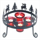 38375 Rustic Reindeer Candleholder