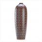38388 Mocha Scrollwork Vase