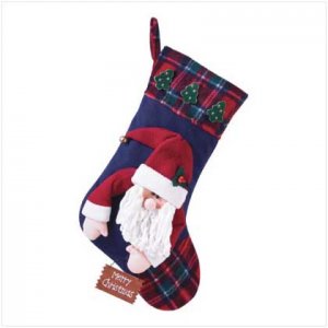 35606 Plush Stocking - Santa