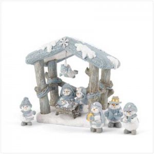 37233 Snow Buddies Nativity Set