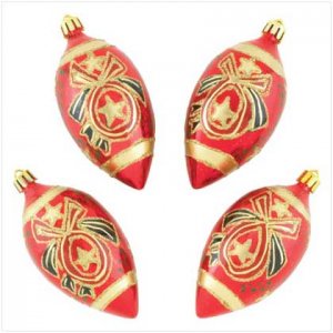 37270 Red Egg Ornaments