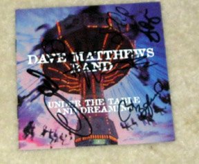 DAVE MATTHEWS BAND w/leroy autographed SIGNED #1 Cd Cover *PROOF *