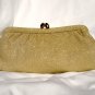 Gold Clutch with Kiss Clasp