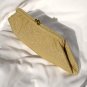 Gold Clutch with Kiss Clasp