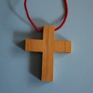 WCPRC-1-GO-Wooden Cross Golden Oak Finish