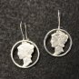 MDE-1- Earring Mercury Dime