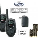 Throat Mic and Radio with Battery and Charger Combo Package