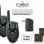 Throat Mic and Radio with Battery and Charger Combo Package
