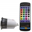 RGB GU10 Mulit-Color Change LED Light Bulb + Big Remote Control
