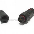 3 pcs 190A 2P IP68 Soldering Type Waterproof Electrical Circular Cable Connector