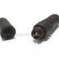 3 pcs 190A 2P IP68 Soldering Type Waterproof Electrical Circular Cable Connector