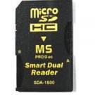 Dual Micro SD TF To Ms Pro Duo Card Adapter 2 Slot