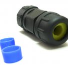 3 pcs HYF - 288A 2-Pin IP68 Waterproof Electrical Deck Plug Circular Cable Connector 15A