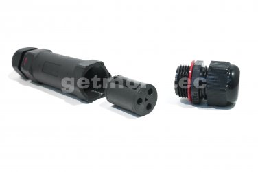 3 pcs HYF - PG13 IP68 Waterproof Connector 3P 20A