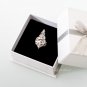 AK Fragrance essential oil bottle jewelry-New Classic Ring (white)