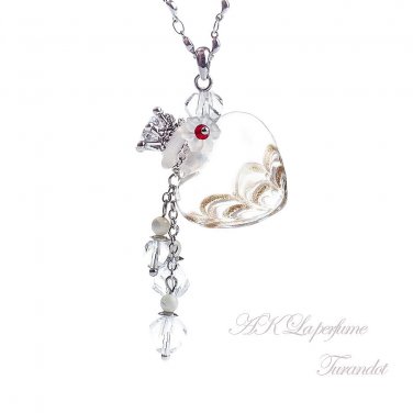 AK Fragrance essential oil bottle jewelry-Turandot (white)