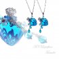 AK Fragrance essential oil bottle jewelry-Turandot (blue)