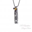AK Fragrance essential oil bottle jewelry-Dragon Dance(yellow)