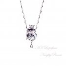 AK Fragrance essential oil bottle jewelry-Naughty Princess (silver)