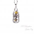AK Fragrance essential oil bottle jewelry-Golden City