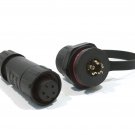 [Buy 2 get 1 Free] 190A 5P IP68 Soldering Type Waterproof Electrical Connector Panel Mount  w/Cap