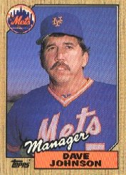 1987 Topps #543 Dave Johnson