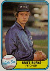 1981 Fleer #342B Britt Burns