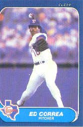 1986 Fleer Update #30 Ed Correa