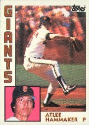 1984 Topps #85 Atlee Hammaker