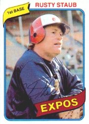 1980 Topps #660 Rusty Staub
