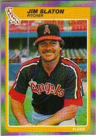 1985 Fleer #313 Jim Slaton