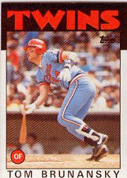 1986 Topps #565 Tom Brunansky
