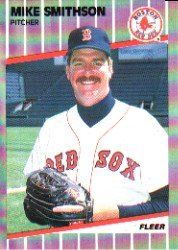 1989 Fleer #100 Mike Smithson