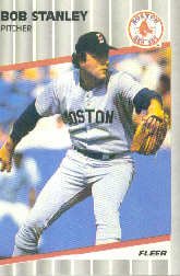 1989 Fleer #101 Bob Stanley