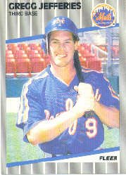 1989 Fleer #38 Gregg Jefferies