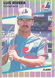 1989 Fleer #392 Luis Rivera
