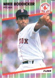 1989 Fleer #80 Mike Boddicker