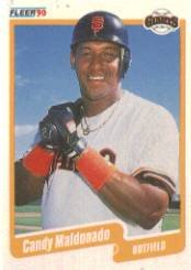 1990 Fleer #62 Candy Maldonado