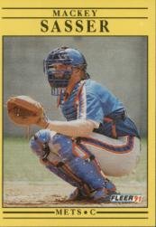 1991 Fleer #160 Mackey Sasser